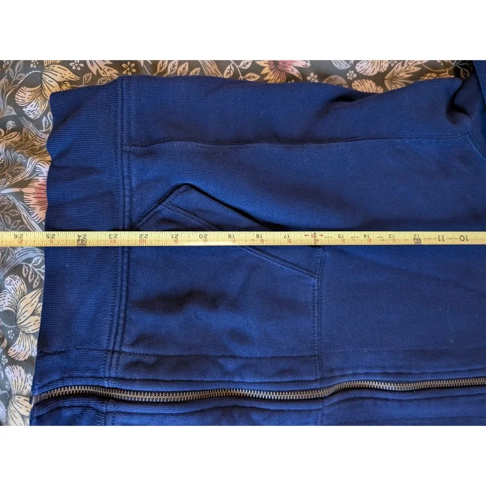 Polo Ralph Lauren Full Zip Hoodie Men Large Navy Pony Embroidered Old Money Prep